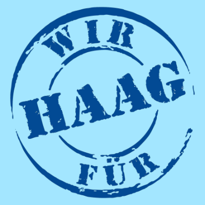 Wir für Haag Logo
